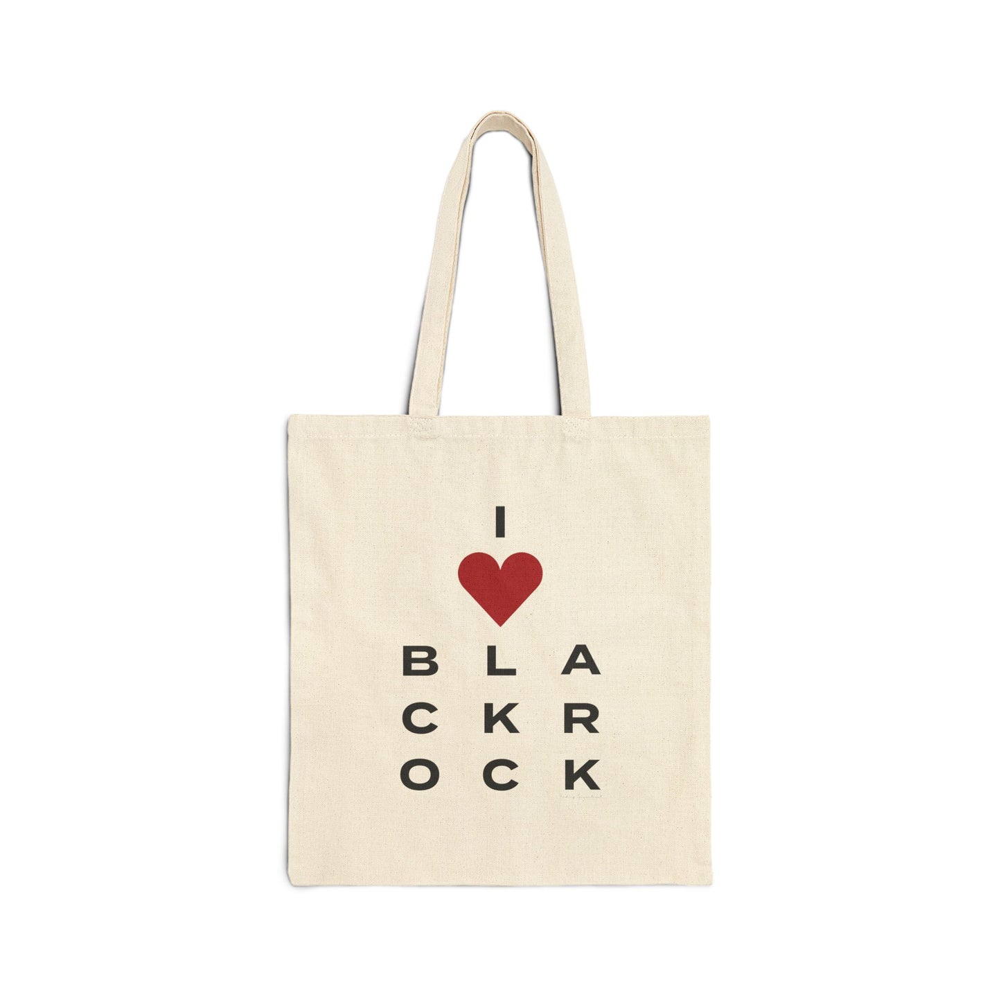 Black Rock Vision Cotton Canvas Tote Bag