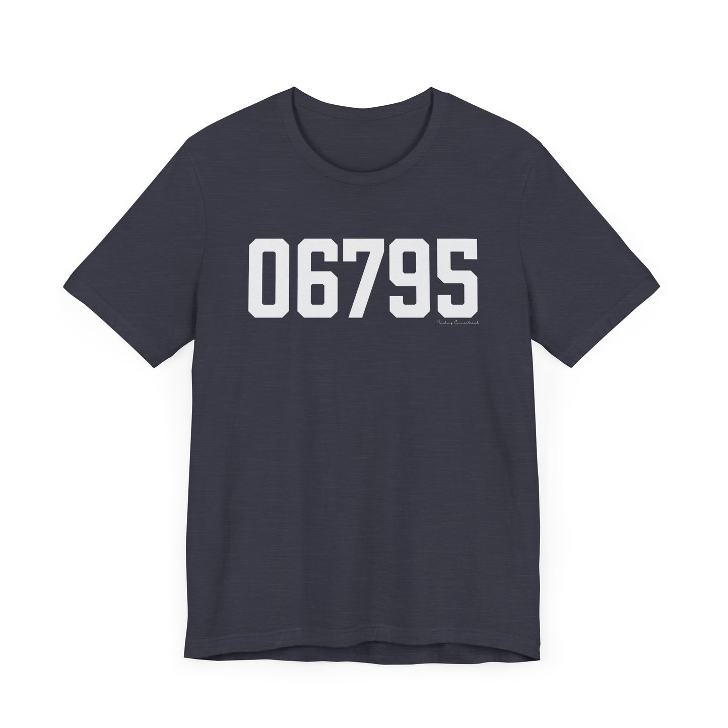 06795 - Watertown CT Zip Code Unisex Jersey Short Sleeve T-Shirt