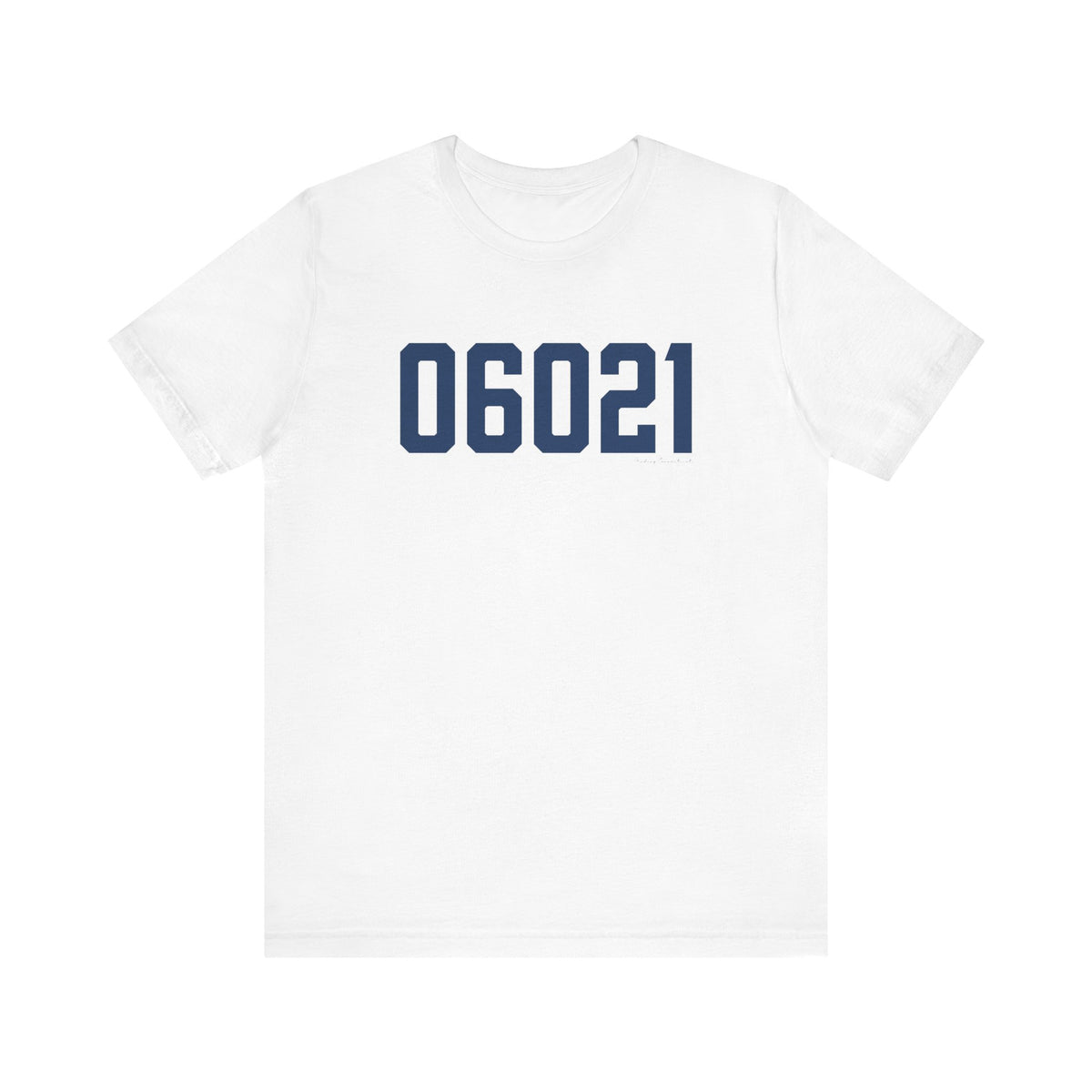 06021 Colebrook Connecticut Zip Code Unisex Jersey Short Sleeve T-Shirt