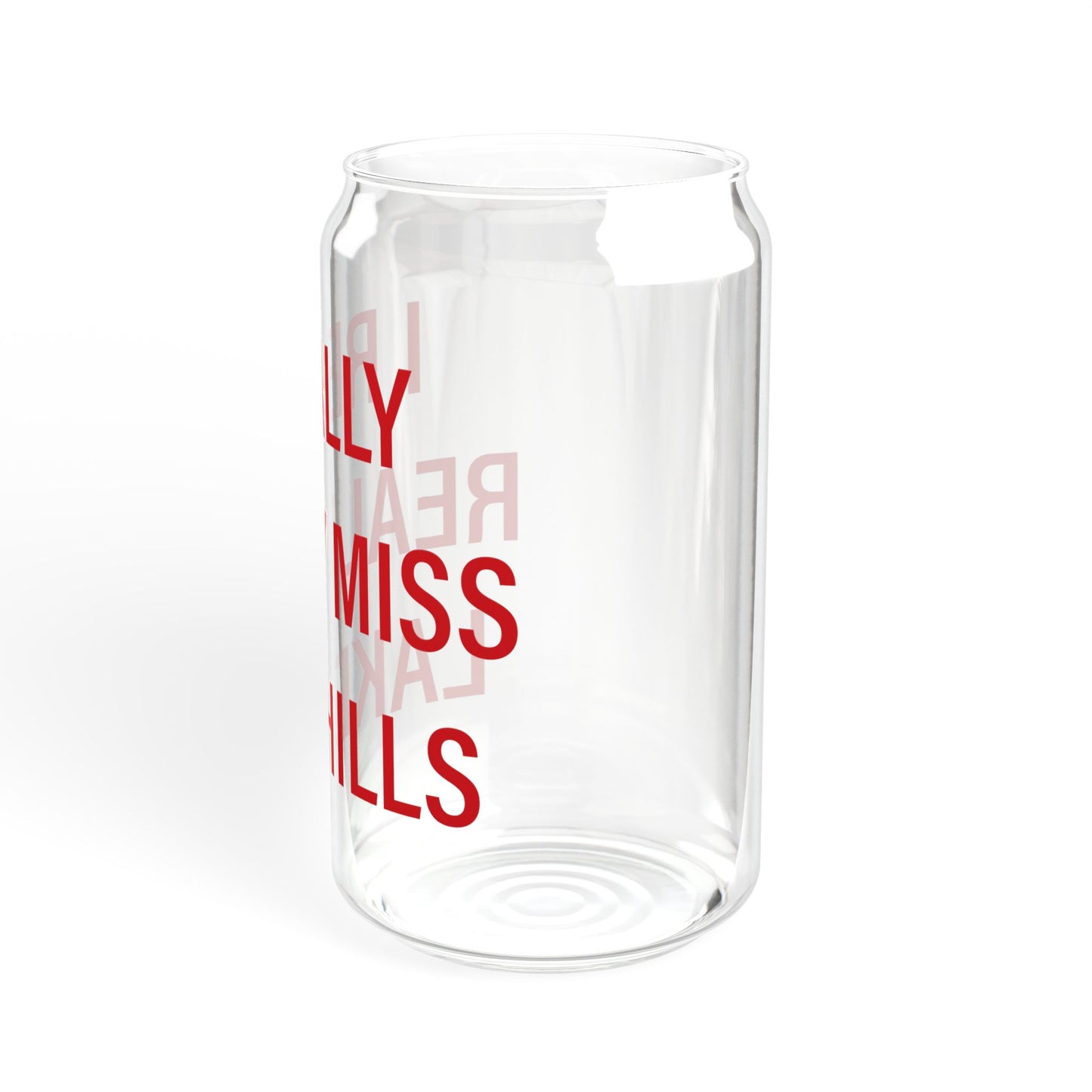 I Really Really Miss Lake Hills Sipper Glass, 16oz