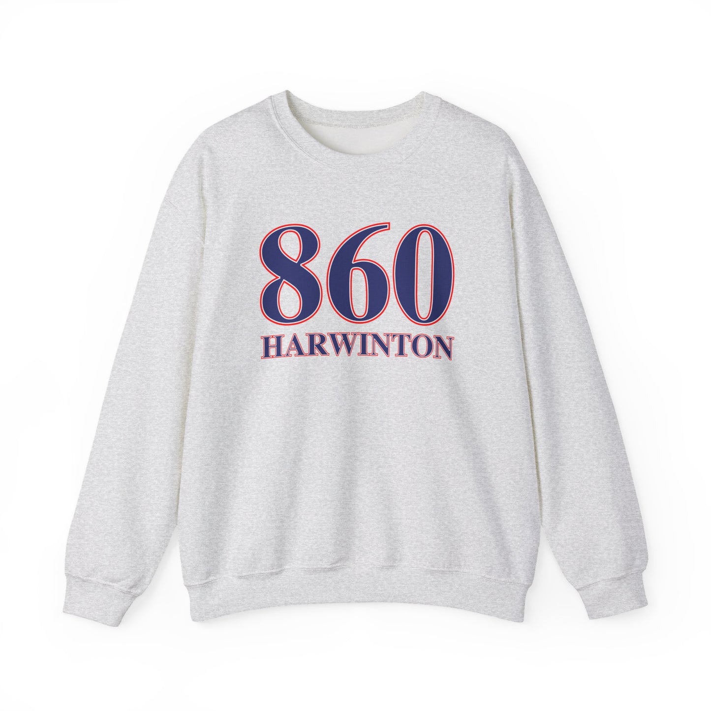 860 Harwinton Red White & Blue Unisex Heavy Blend™ Crewneck Sweatshirt