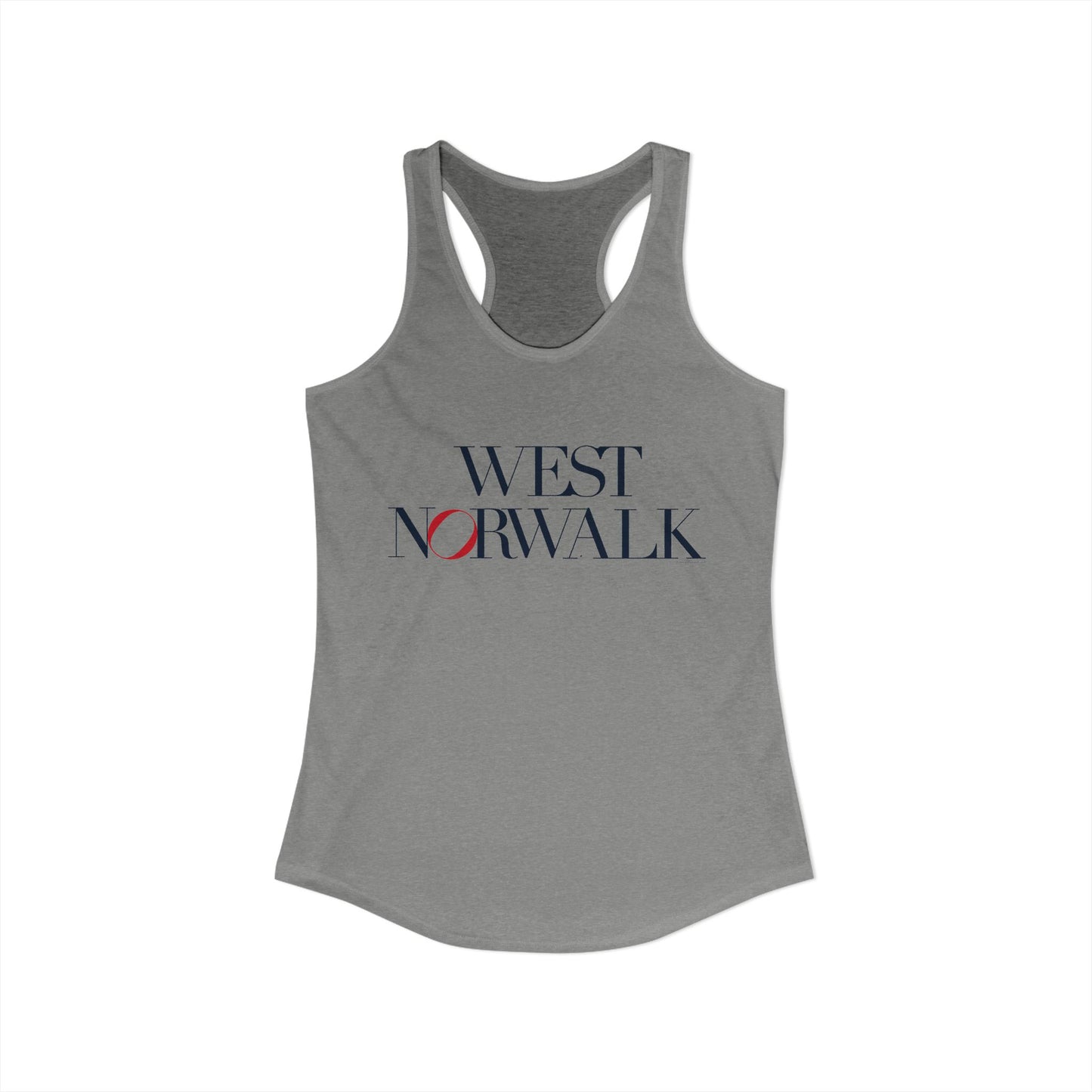 41 Tilt West Norwalk Women's Ideal Racerback Tank Top
