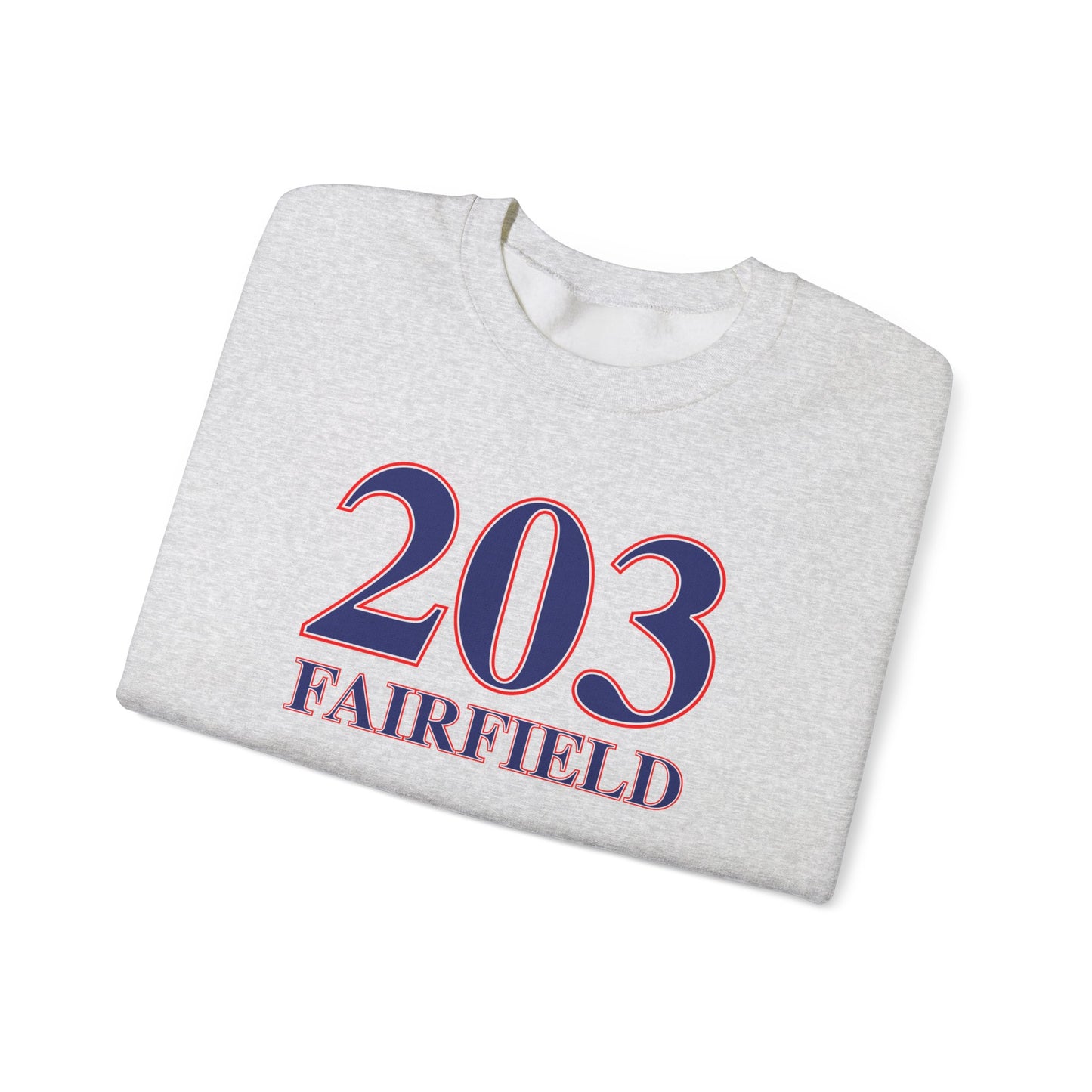 203 Fairfield Red, White & Blue Unisex Heavy Blend™ Crewneck Sweatshirt