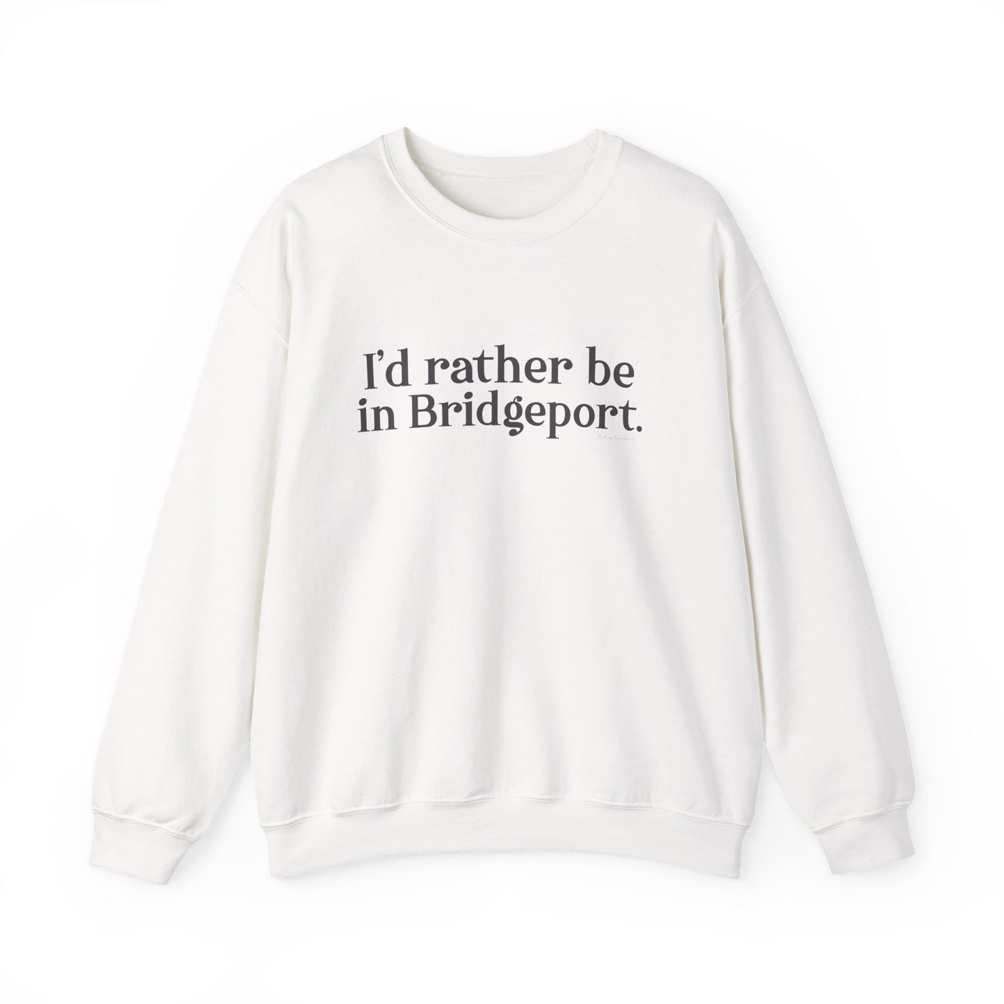 I’d rather be in Bridgeport Unisex Heavy Blend™ Crewneck Sweatshirt
