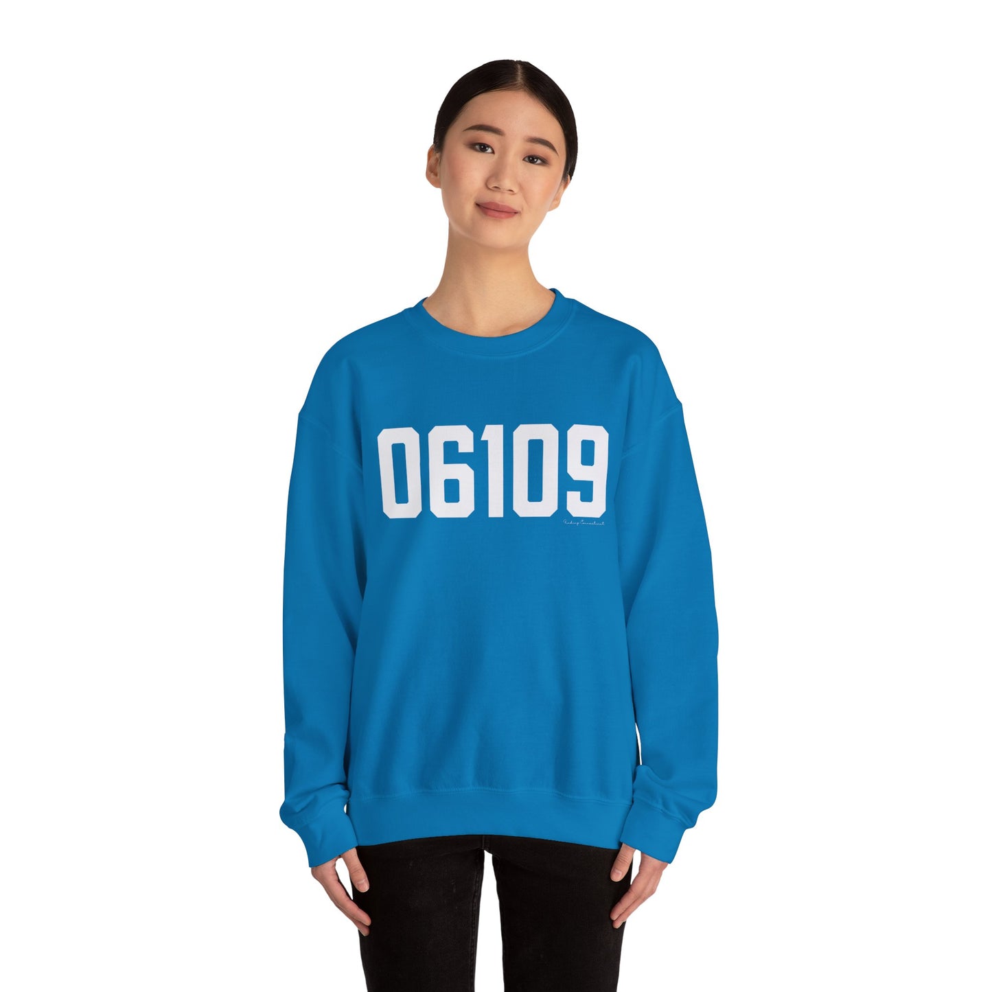 06109 - Wethersfield CT Zip Code Unisex Heavy Blend™ Crewneck Sweatshirt