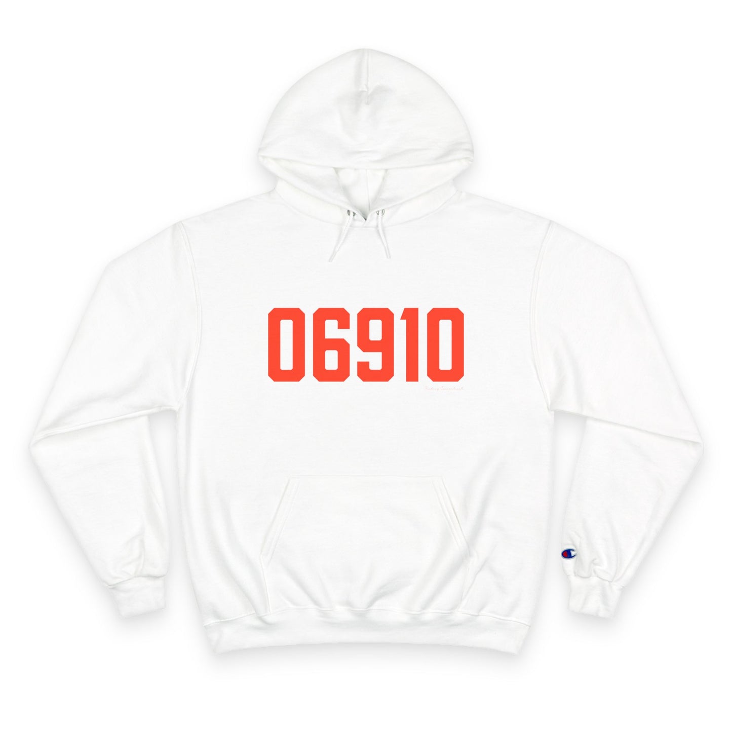 06910 Stamford Connecticut Zip Code Champion Hoodie Sweatshirt