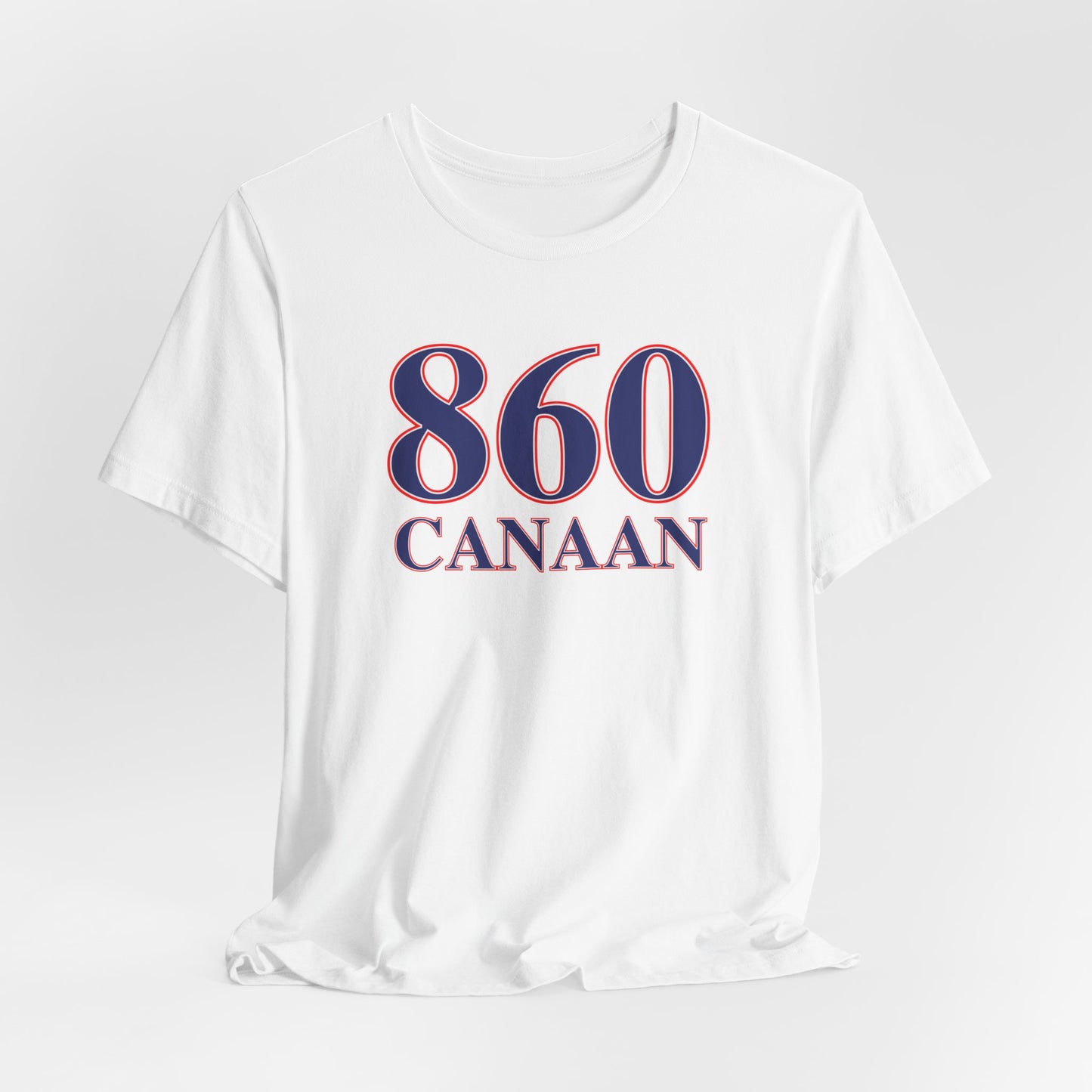 860 Canaan Red White & Blue Unisex Jersey Short Sleeve T-Shirt