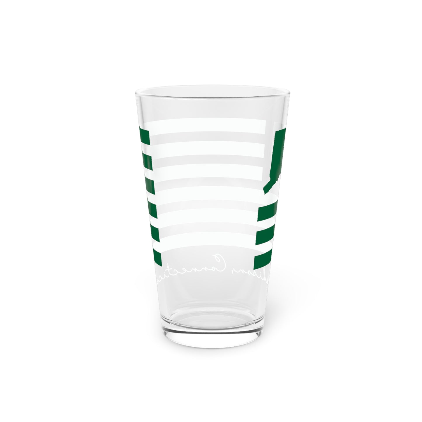 Madison Connecticut St. Patrick’s Day Flag Pint Glass, 16oz