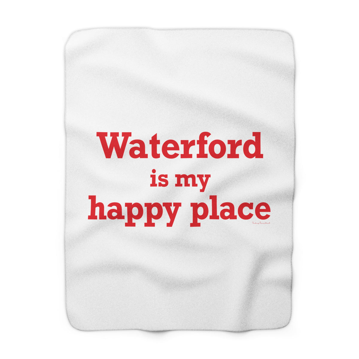 Waterford is My Happy Place Fleece Blanket