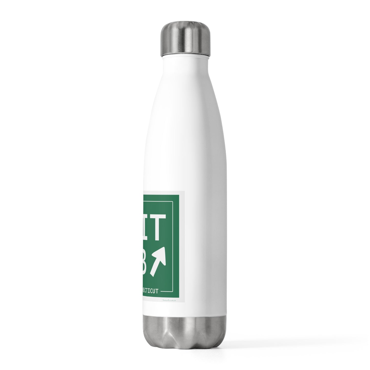 Vintage Exit 40B Merritt Parkway Sign 20oz Insulated Bottle