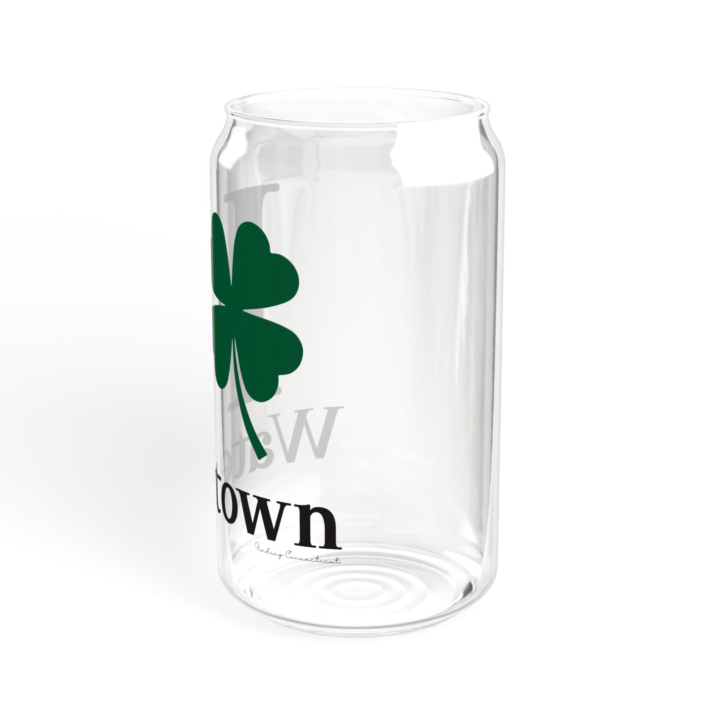 I Clover Watertown Sipper Glass, 16oz