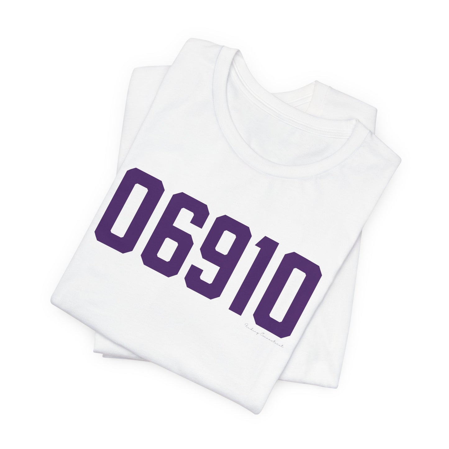 06910 Stamford Connecticut Zip Code Unisex Jersey Short Sleeve T-Shirt