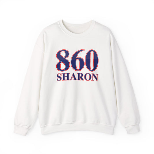 860 Sharon Red White & Blue Unisex Heavy Blend™ Crewneck Sweatshirt