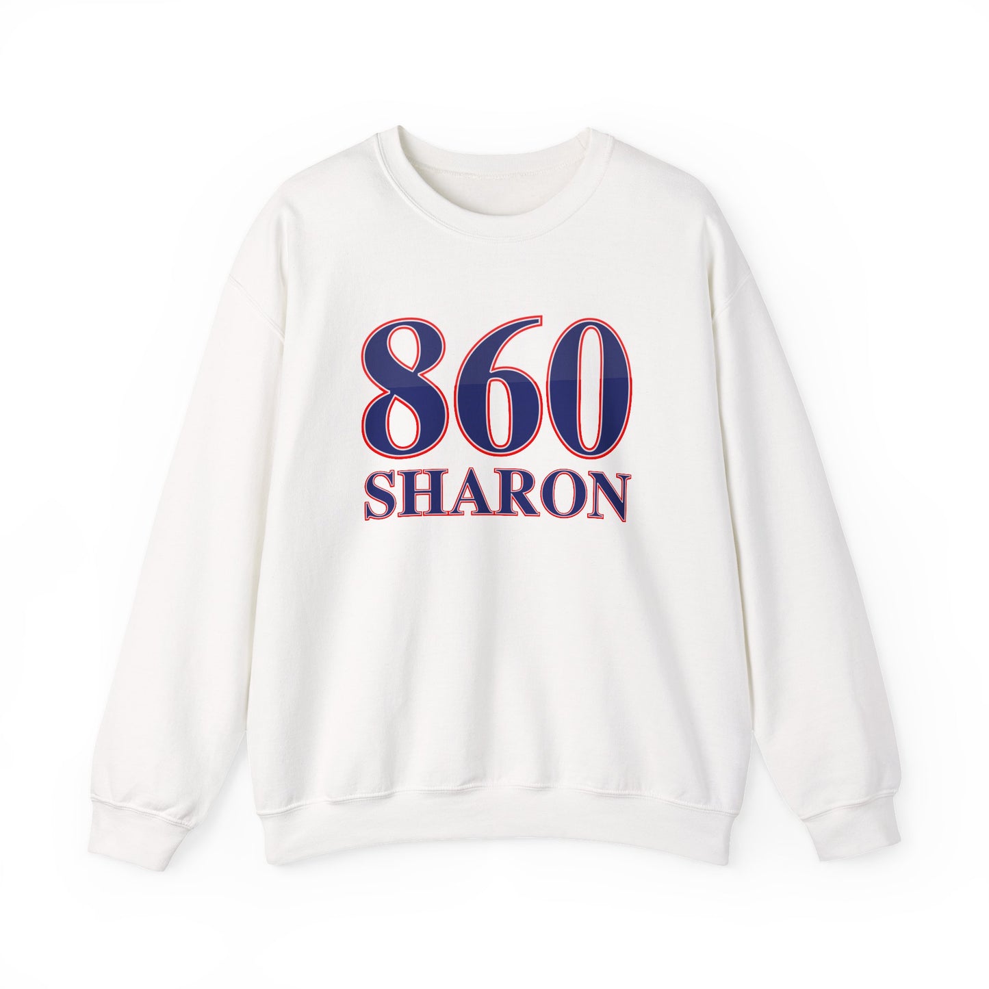 860 Sharon Red White & Blue Unisex Heavy Blend™ Crewneck Sweatshirt