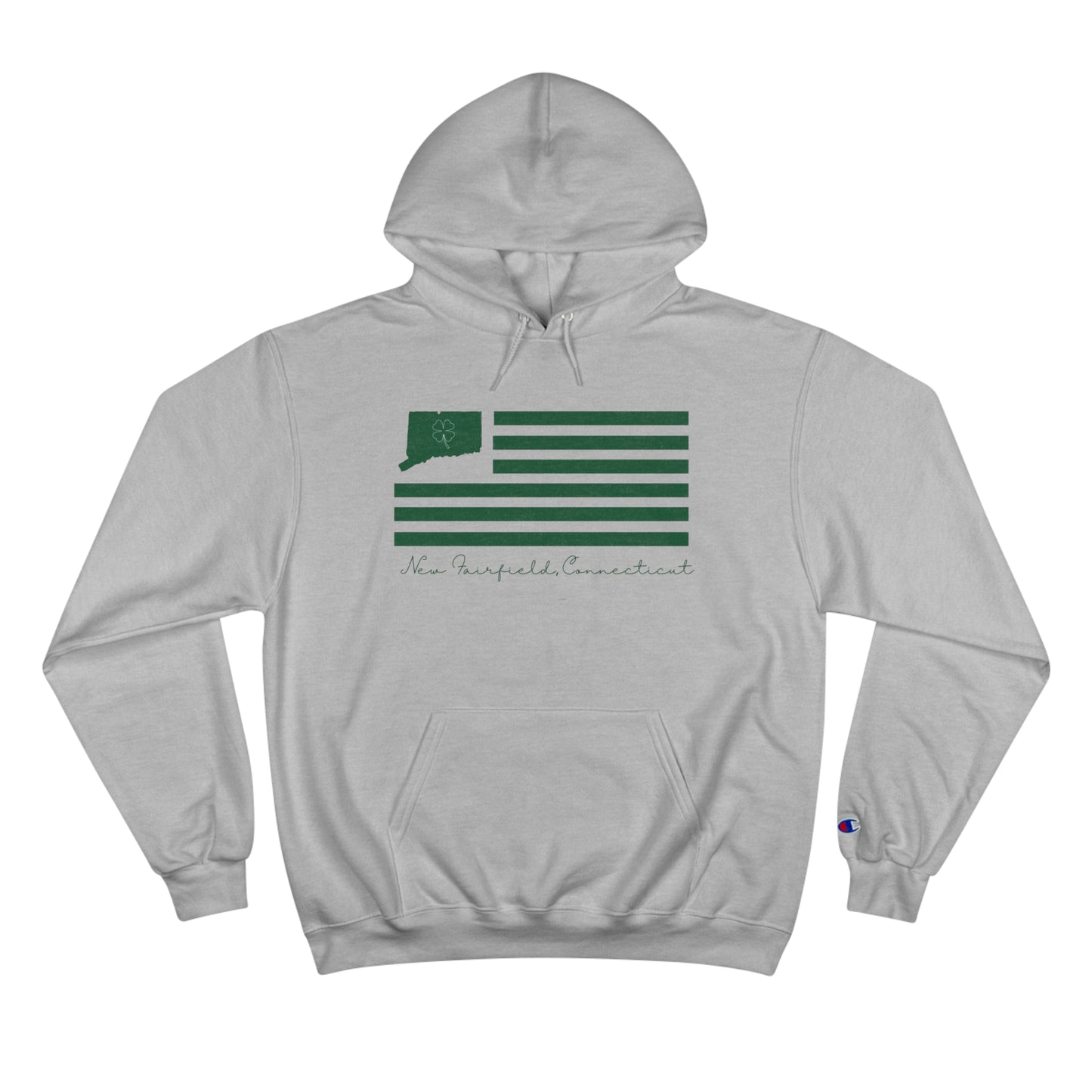 New Fairfield Connecticut St. Patrick’s Day Flag Champion Hoodie