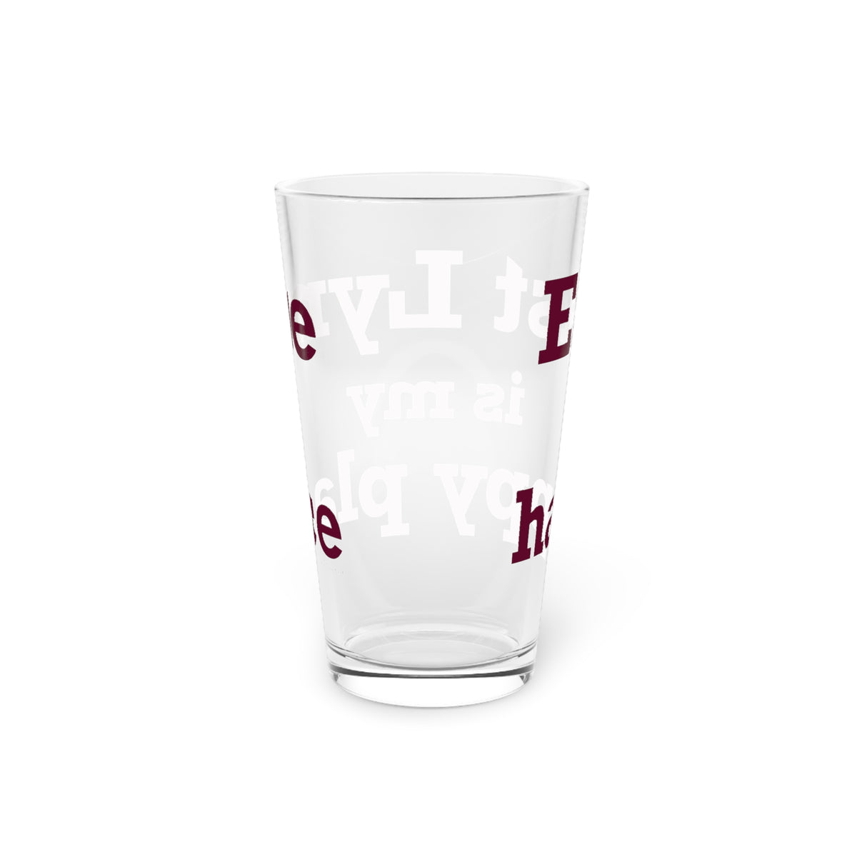 East Lyme is My Happy Place Pint Glass, 16oz