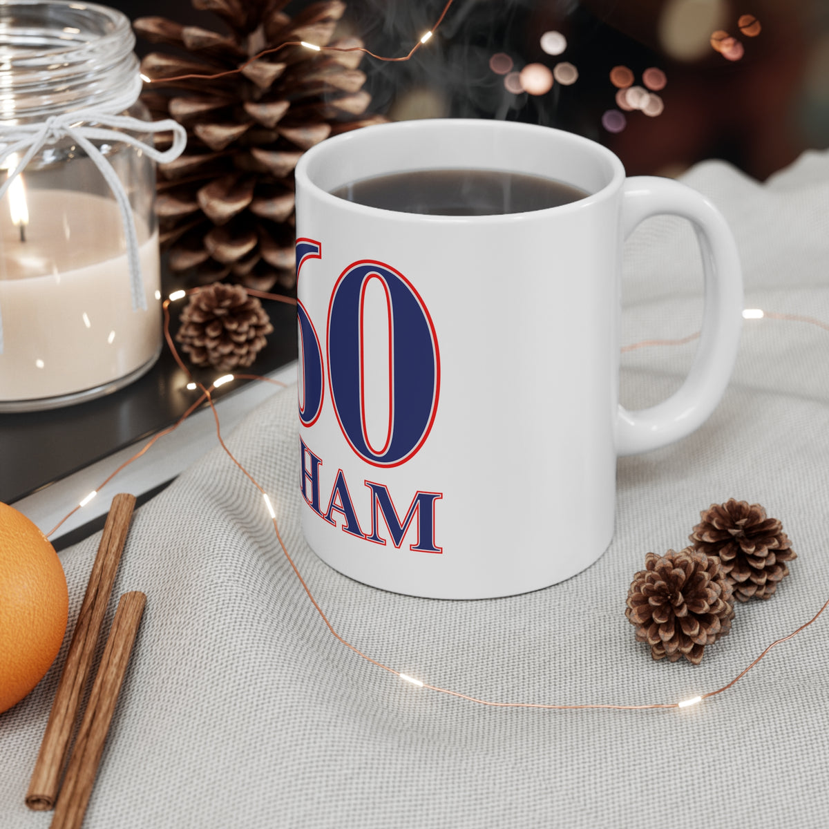 860 Durham Red, White & Blue Mug 11oz