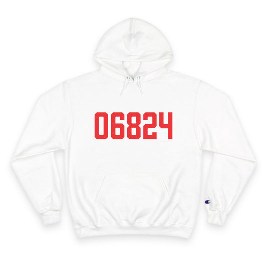 06824 Fairfield Connecticut Zip Code Champion Hoodie Sweatshirt