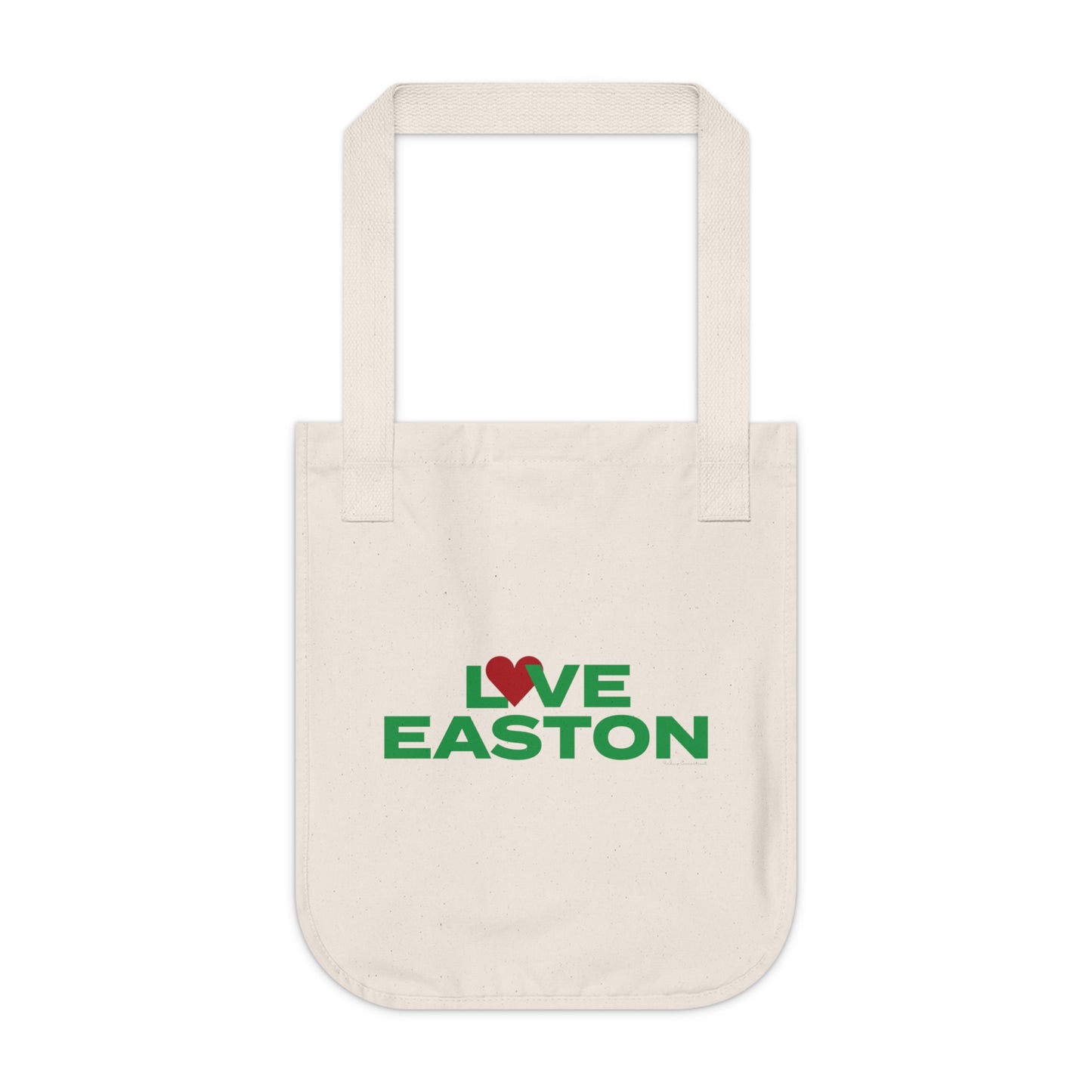 Love Easton Organic Canvas Tote Bag