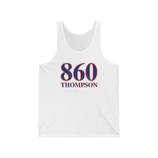 860 Thompson Red White & Blue Unisex Jersey Tank Top