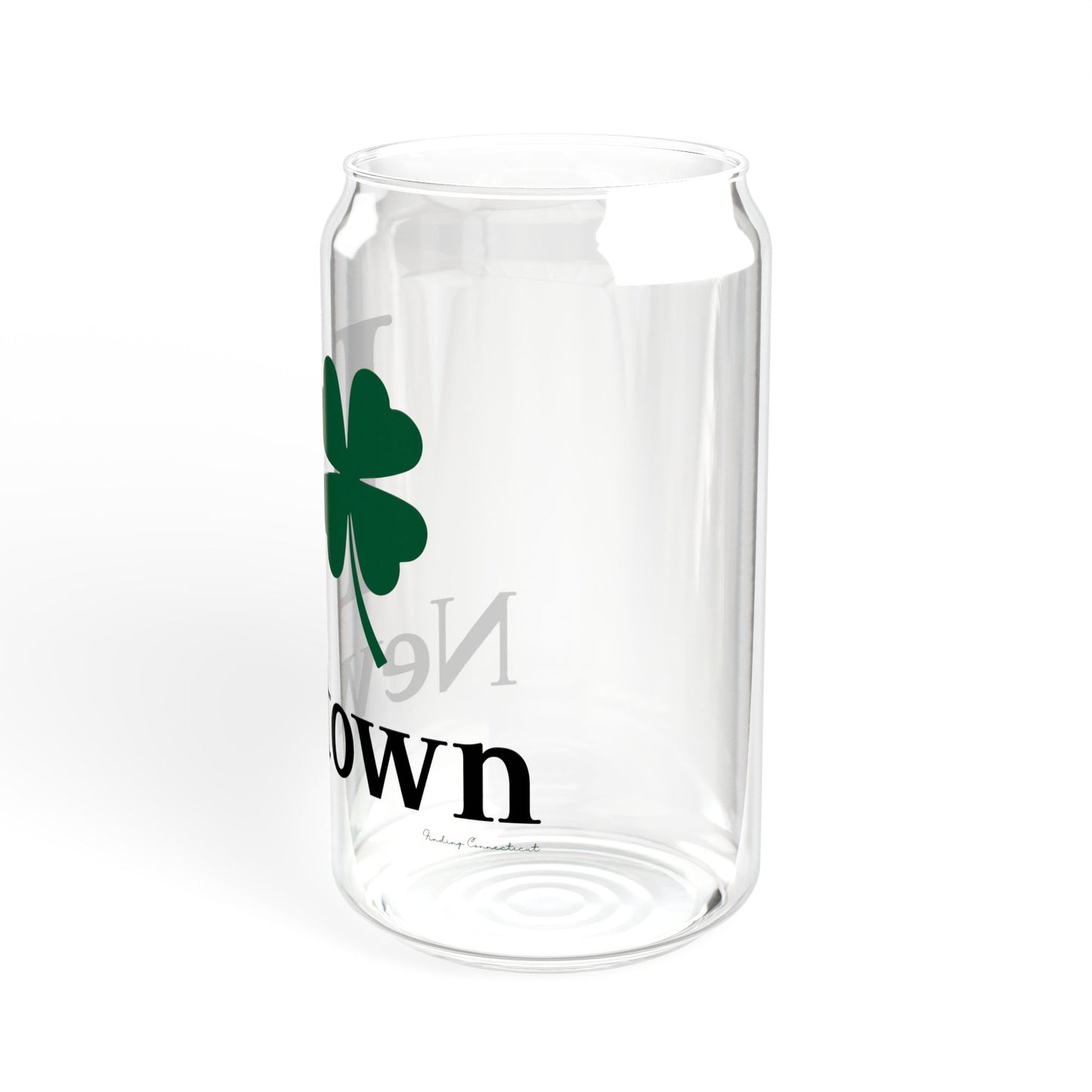 I Clover Newtown Sipper Glass, 16oz