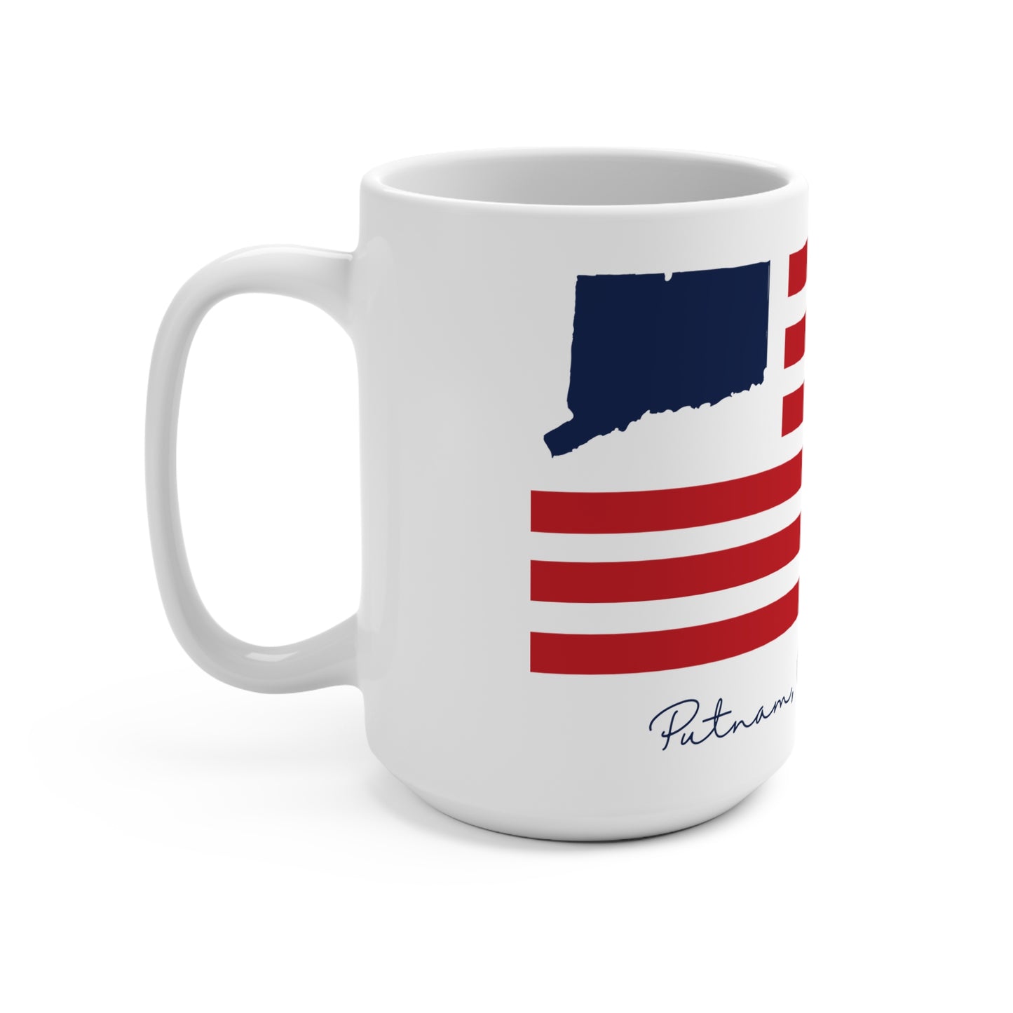 Putnam Connecticut Flag Mug 15oz