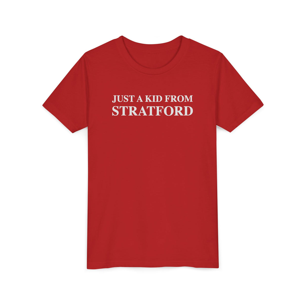 Just a kid from Stratford Youth Short Sleeve T-Shirt