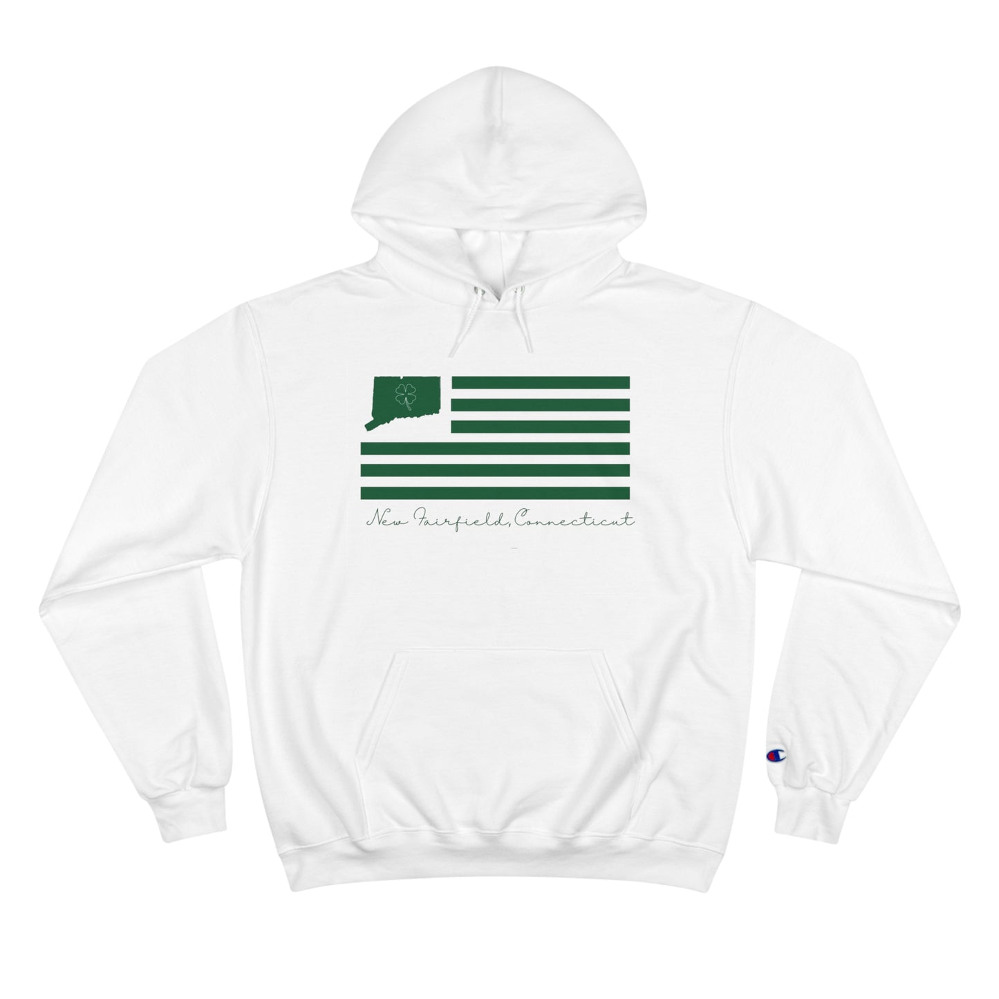 New Fairfield Connecticut St. Patrick’s Day Flag Champion Hoodie
