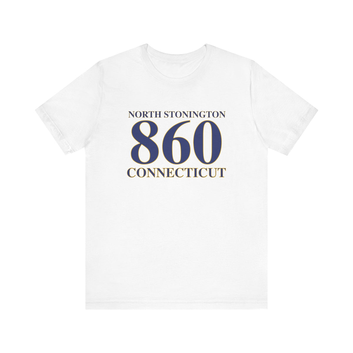 North Stonington 860 Connecticut Unisex Jersey Short Sleeve T-Shirt