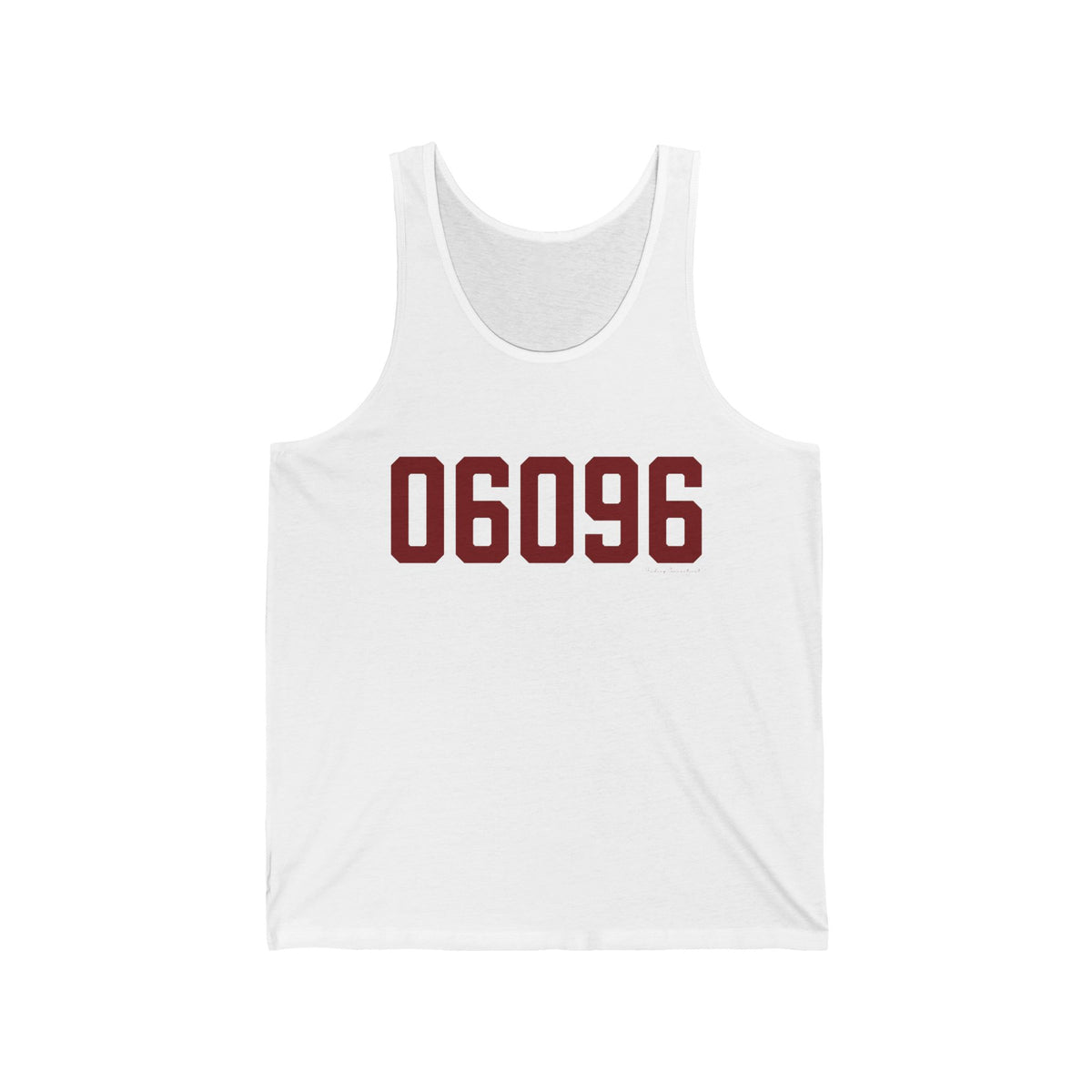 06096 Windsor Locks Connecticut Zip Code Unisex Jersey Tank Top