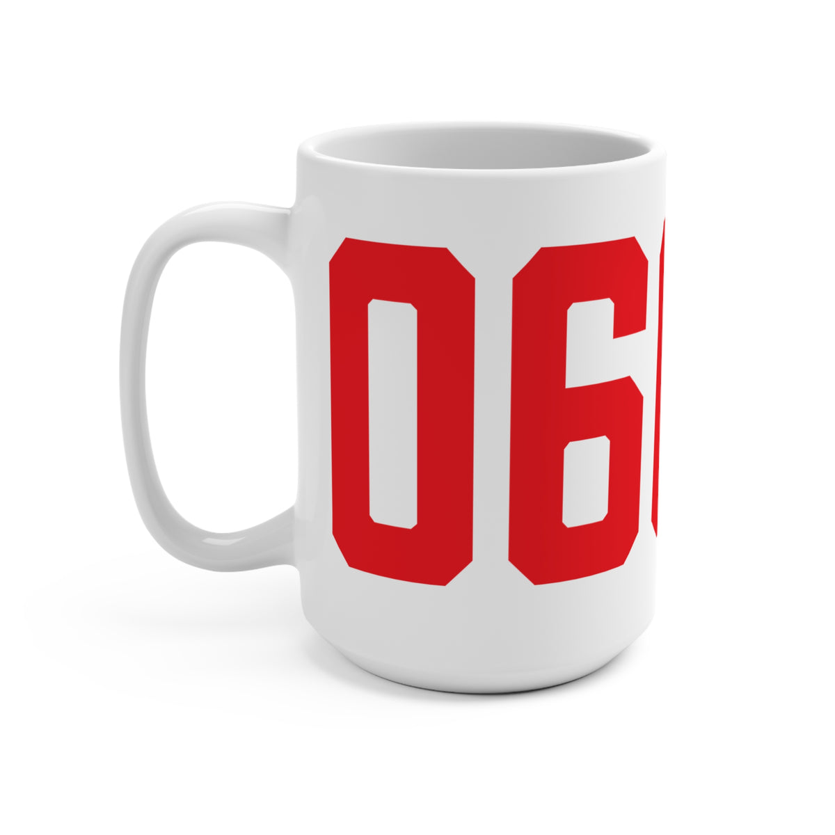 06042 Manchester Connecticut Zip Code Locks Mug 15oz