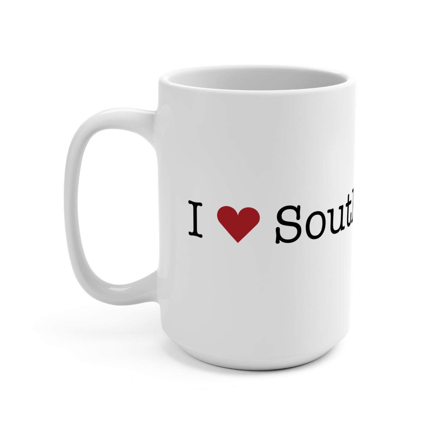 I Heart South Norwalk. Mug 15oz