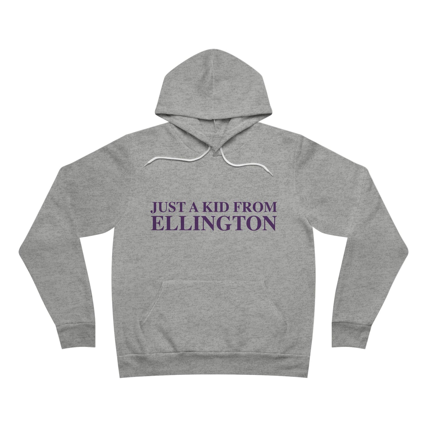 Just a kid from Ellington Unisex Sponge Fleece Pullover Hoodie