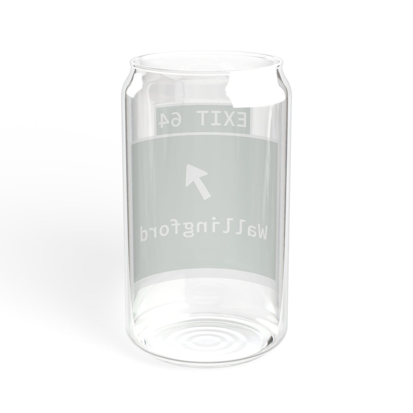 Vintage WCP Exit 64 Sign Sipper Glass, 16oz