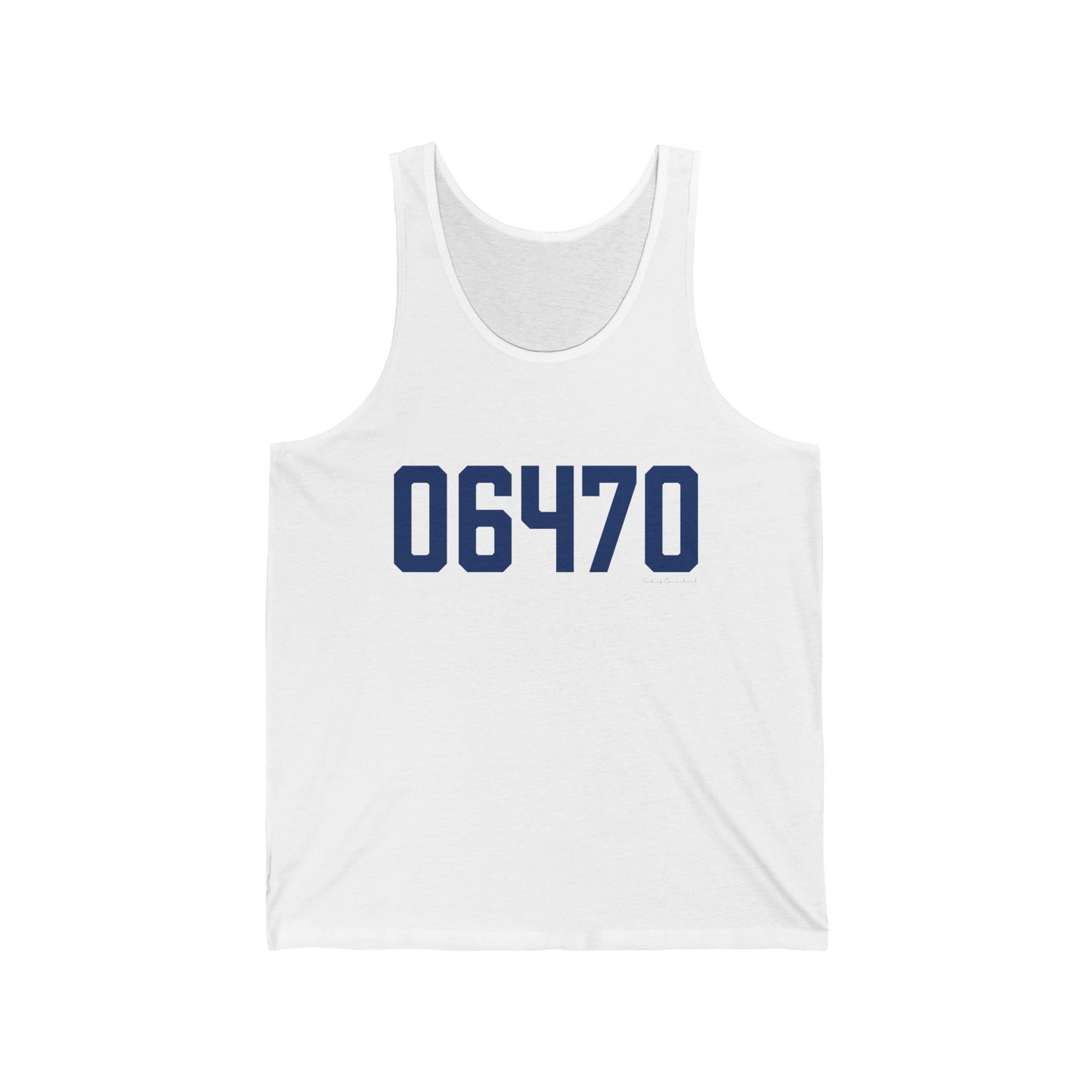 06470 Newtown Connecticut Zip Code Unisex Jersey Tank Top