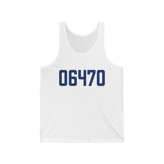 06470 Newtown Connecticut Zip Code Unisex Jersey Tank Top