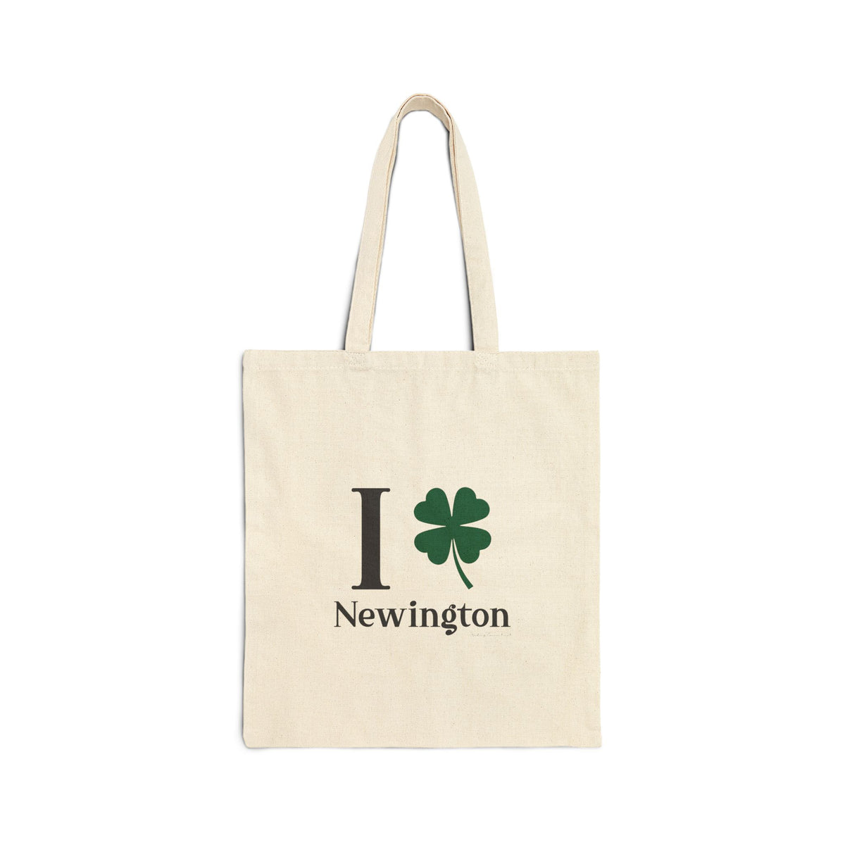 I Clover Newington Cotton Canvas Tote Bag