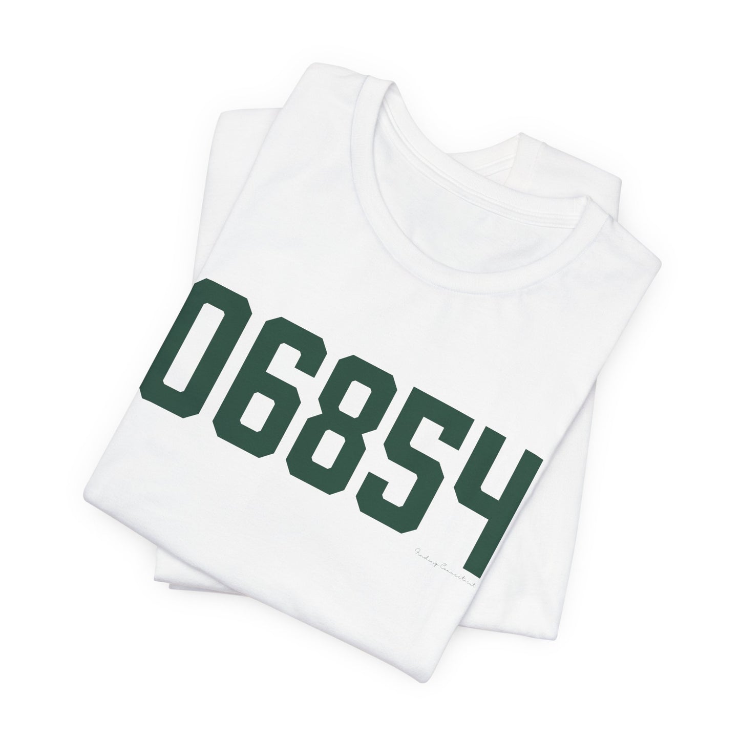 06854 Norwalk Connecticut Zip Code Unisex Jersey Short Sleeve T-Shirt