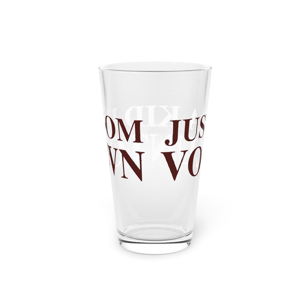 Just a kid from Voluntown Pint Glass, 16oz