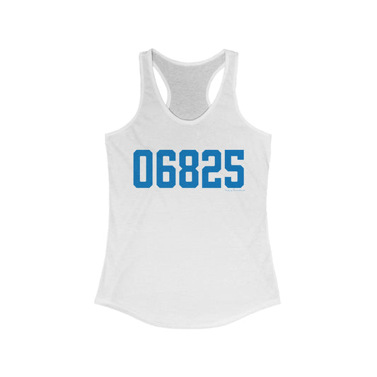 06825 Fairfield Connecticut Zip Code Women's Ideal Racerback Tank Top