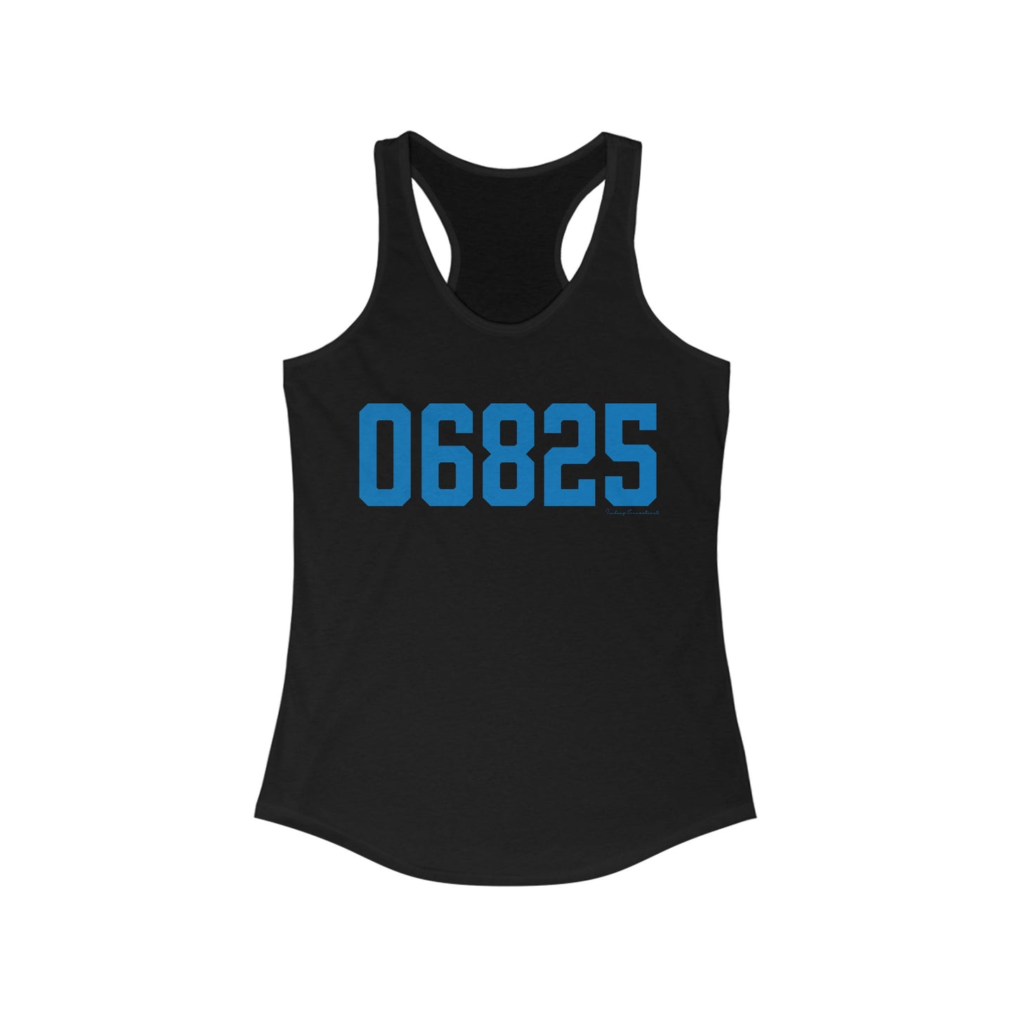 06825 Fairfield Connecticut Zip Code Women's Ideal Racerback Tank Top