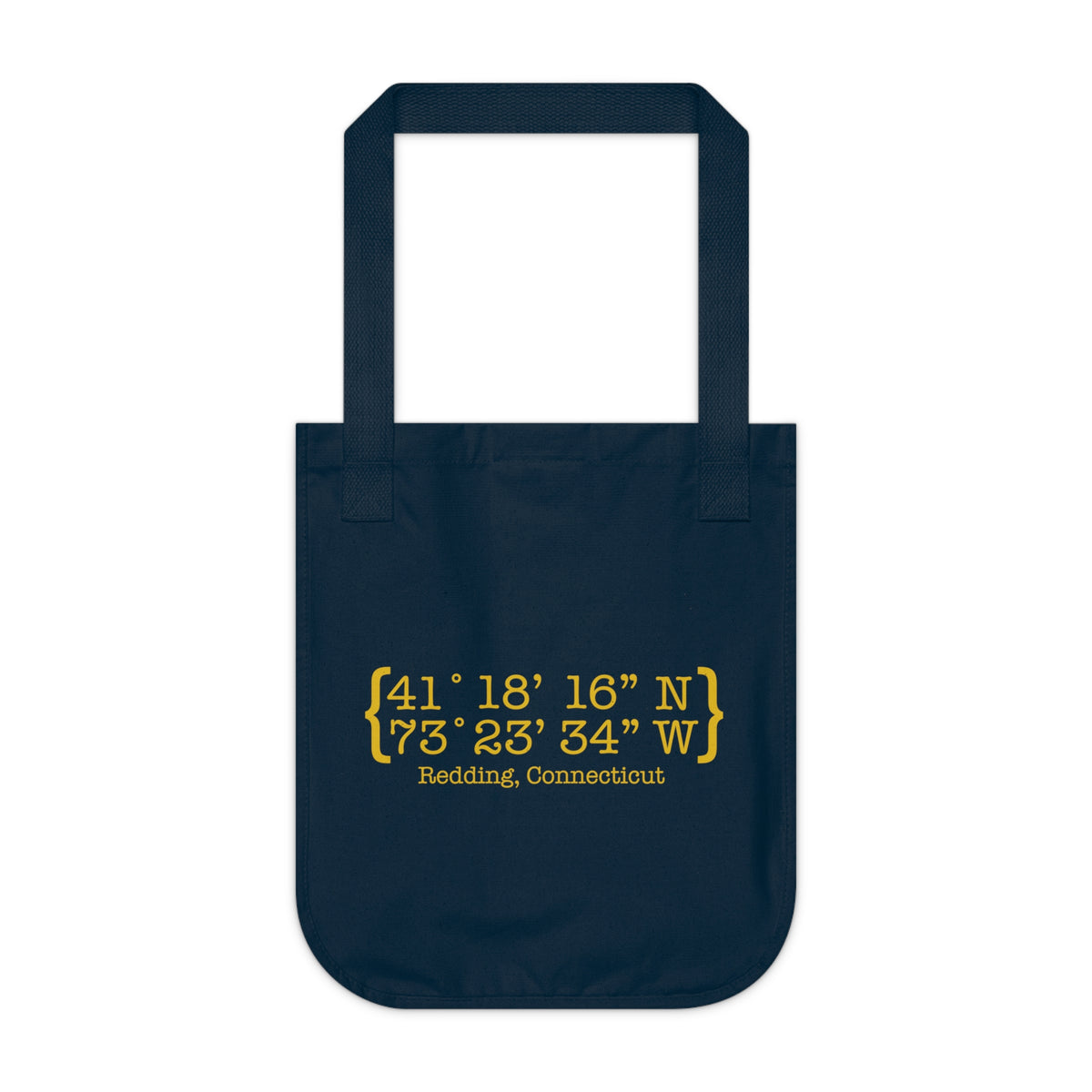 Redding Coordinates Organic Canvas Tote Bag