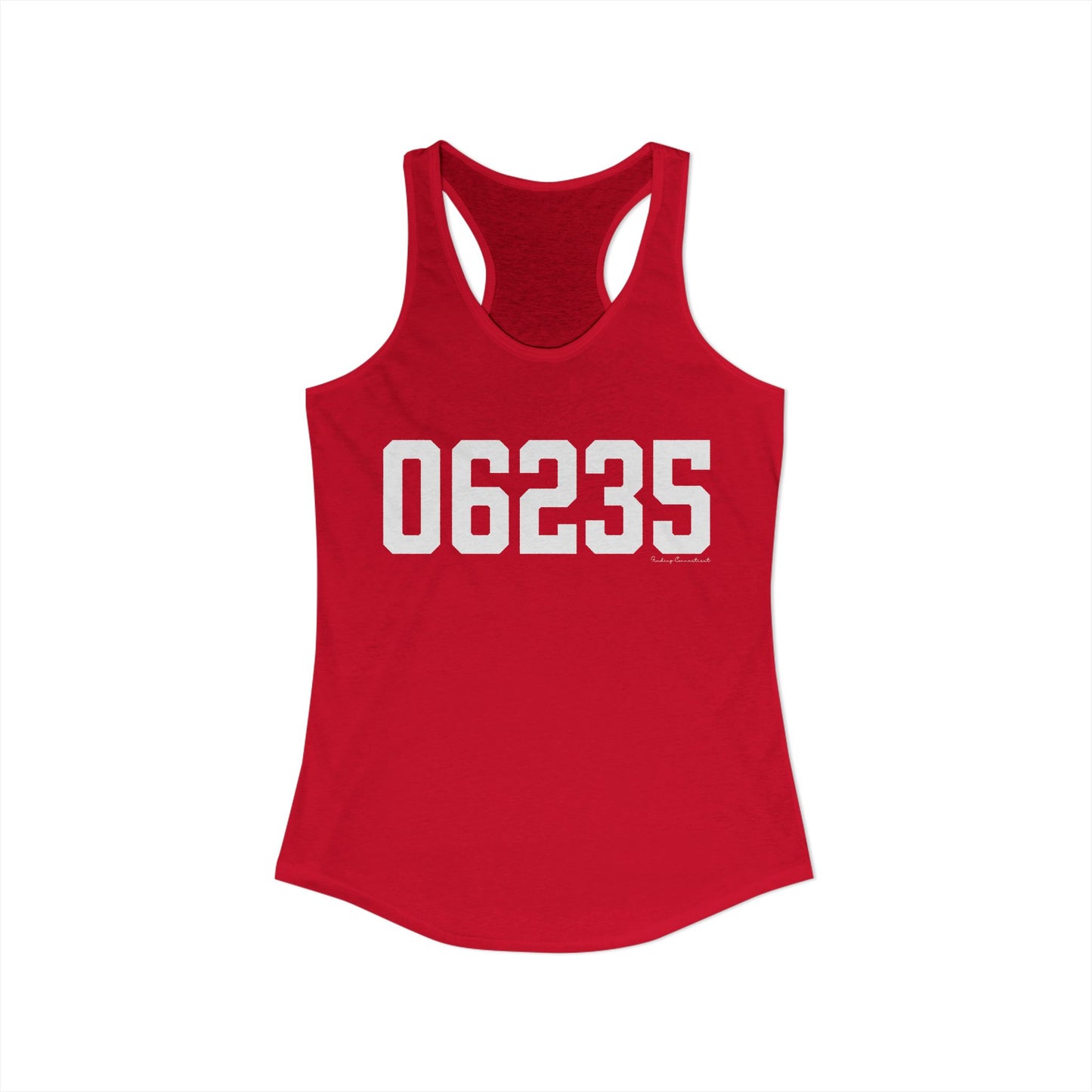 06235 Chaplin CT Zip Code Women's Ideal Racerback Tank Top