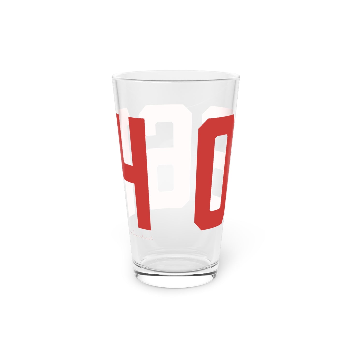 06614 - Stratford Connecticut Zip Code Pint Glass, 16oz