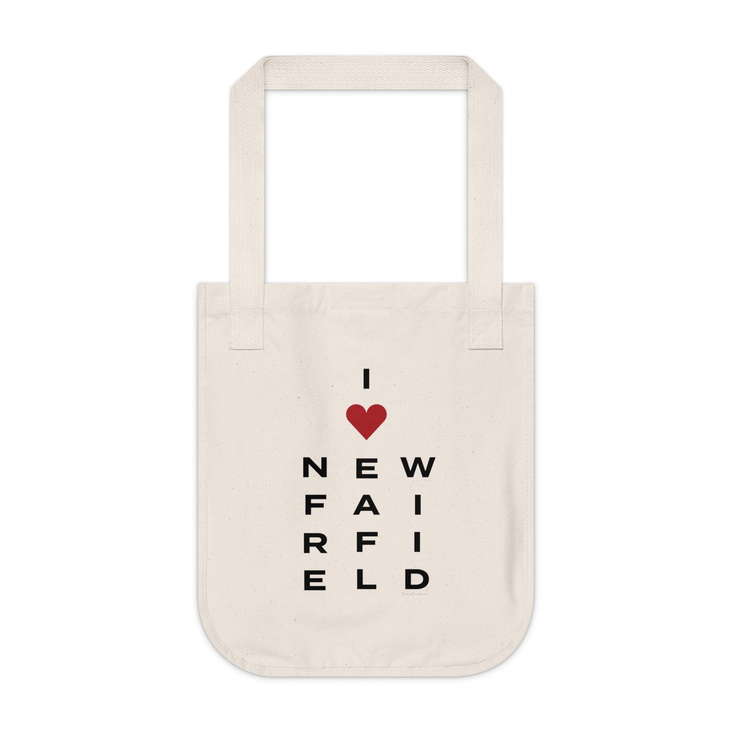 New Fairfield Vision Organic Canvas Tote Bag