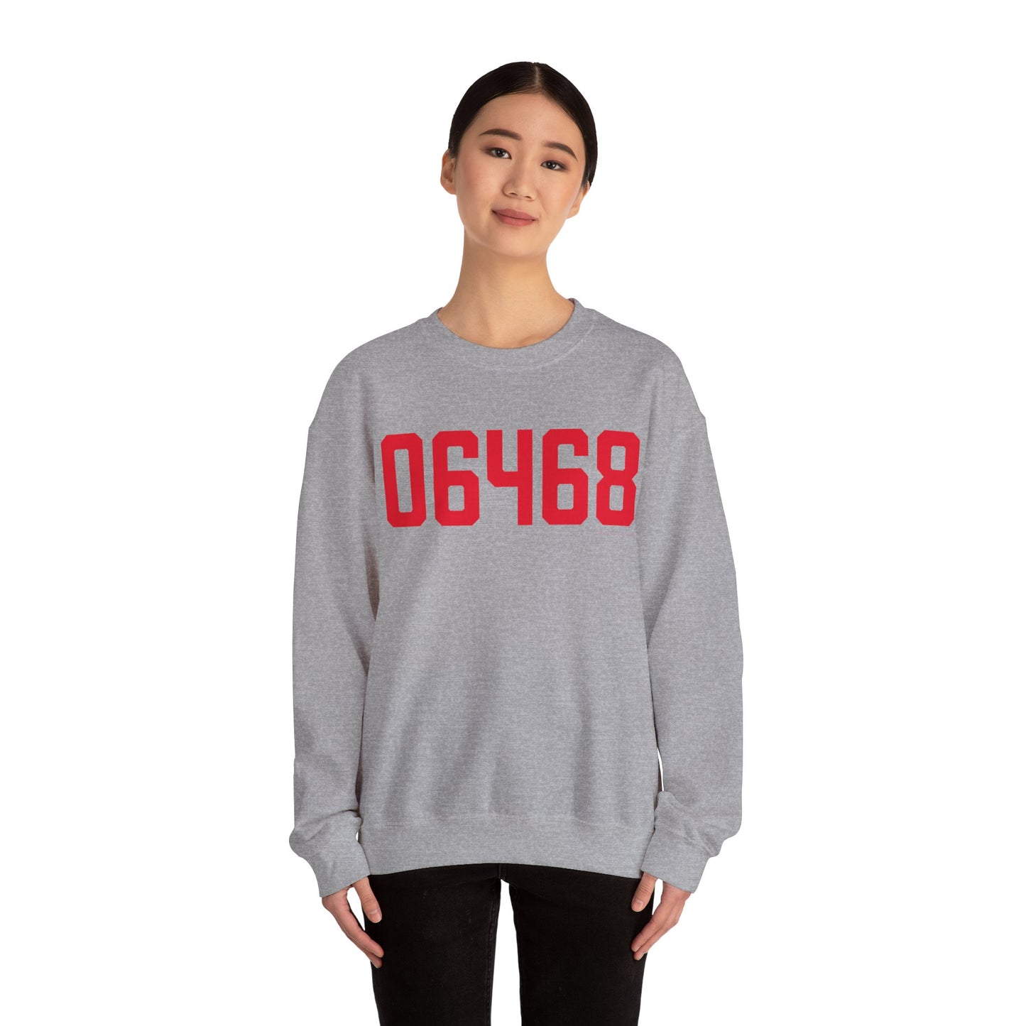 06468 Monroe Connecticut Zip Code Unisex Heavy Blend™ Crewneck Sweatshirt