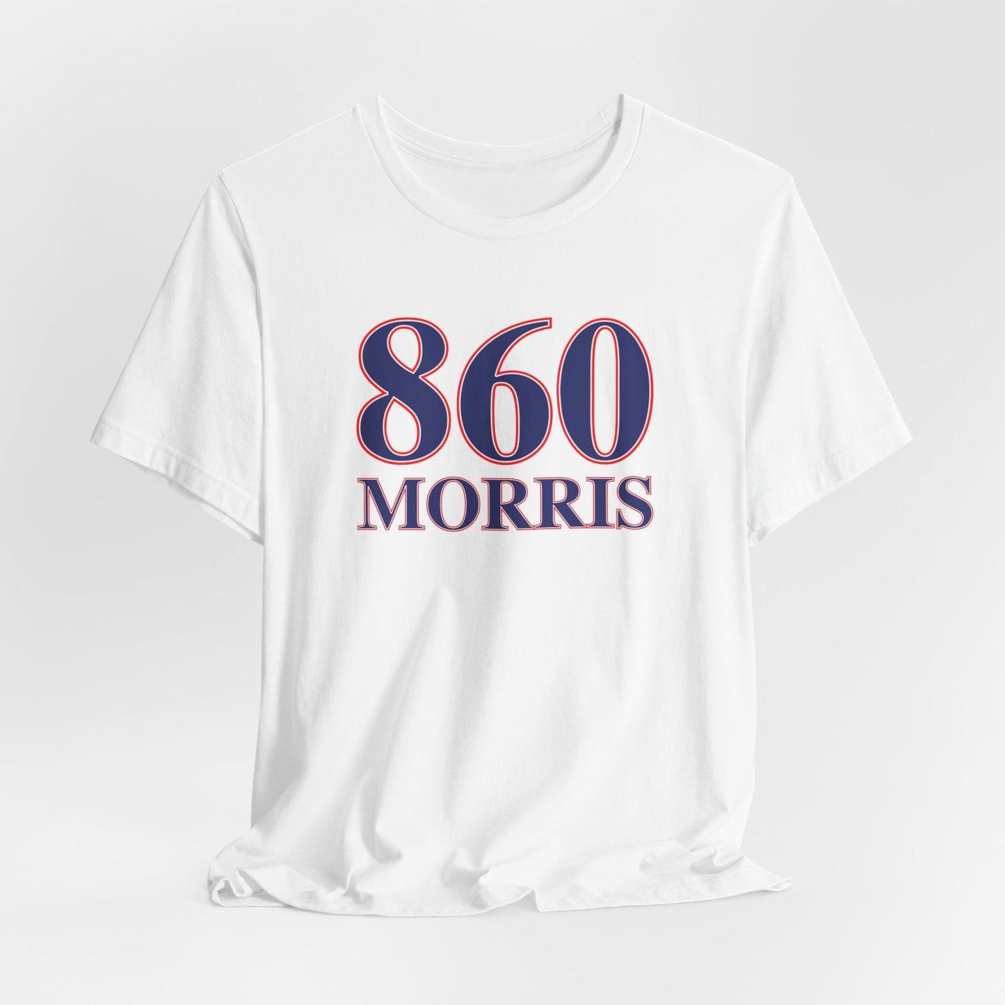 860 Morris Red White & Blue Unisex Jersey Short Sleeve T-Shirt