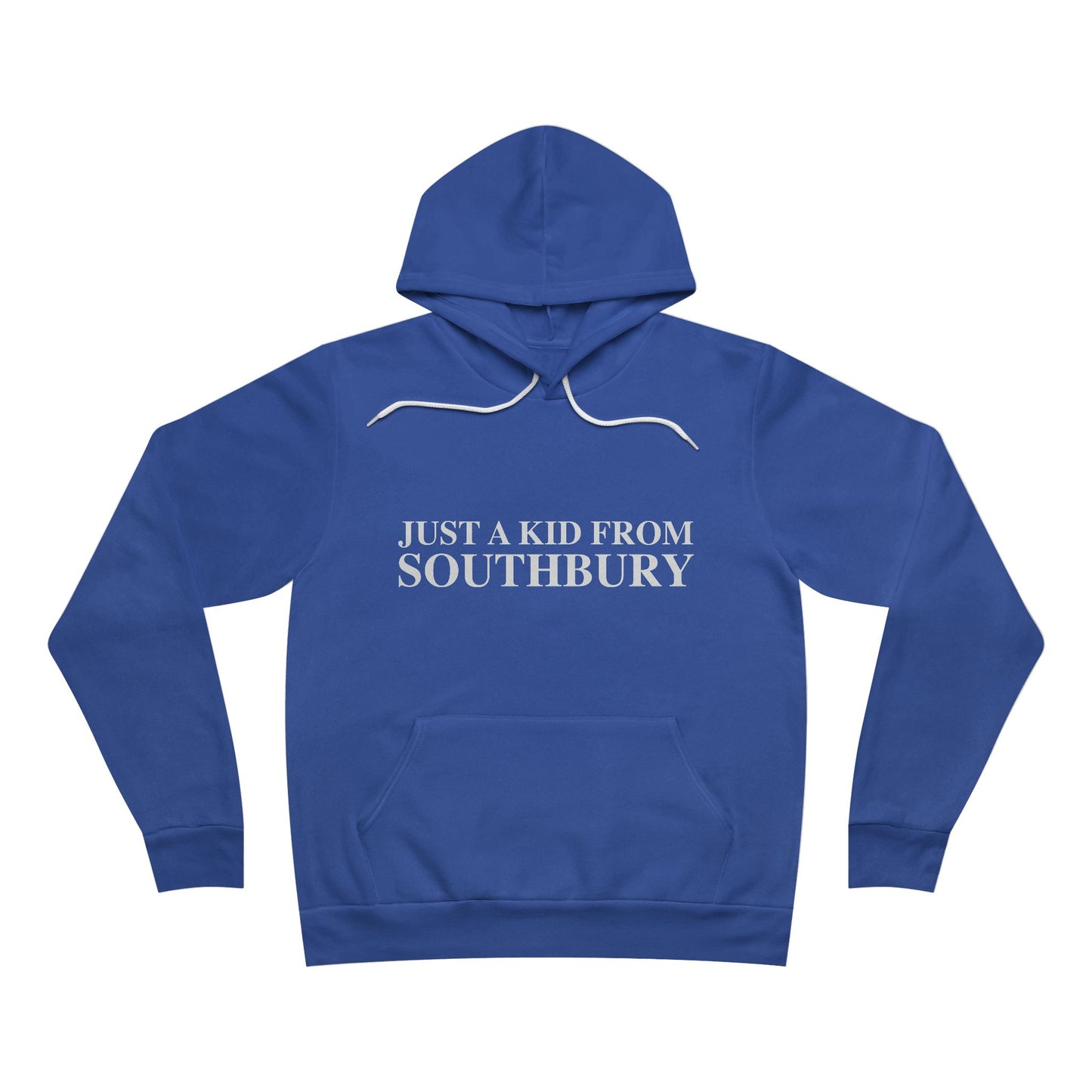 Just a kid from Southbury Unisex Sponge Fleece Pullover Hoodie