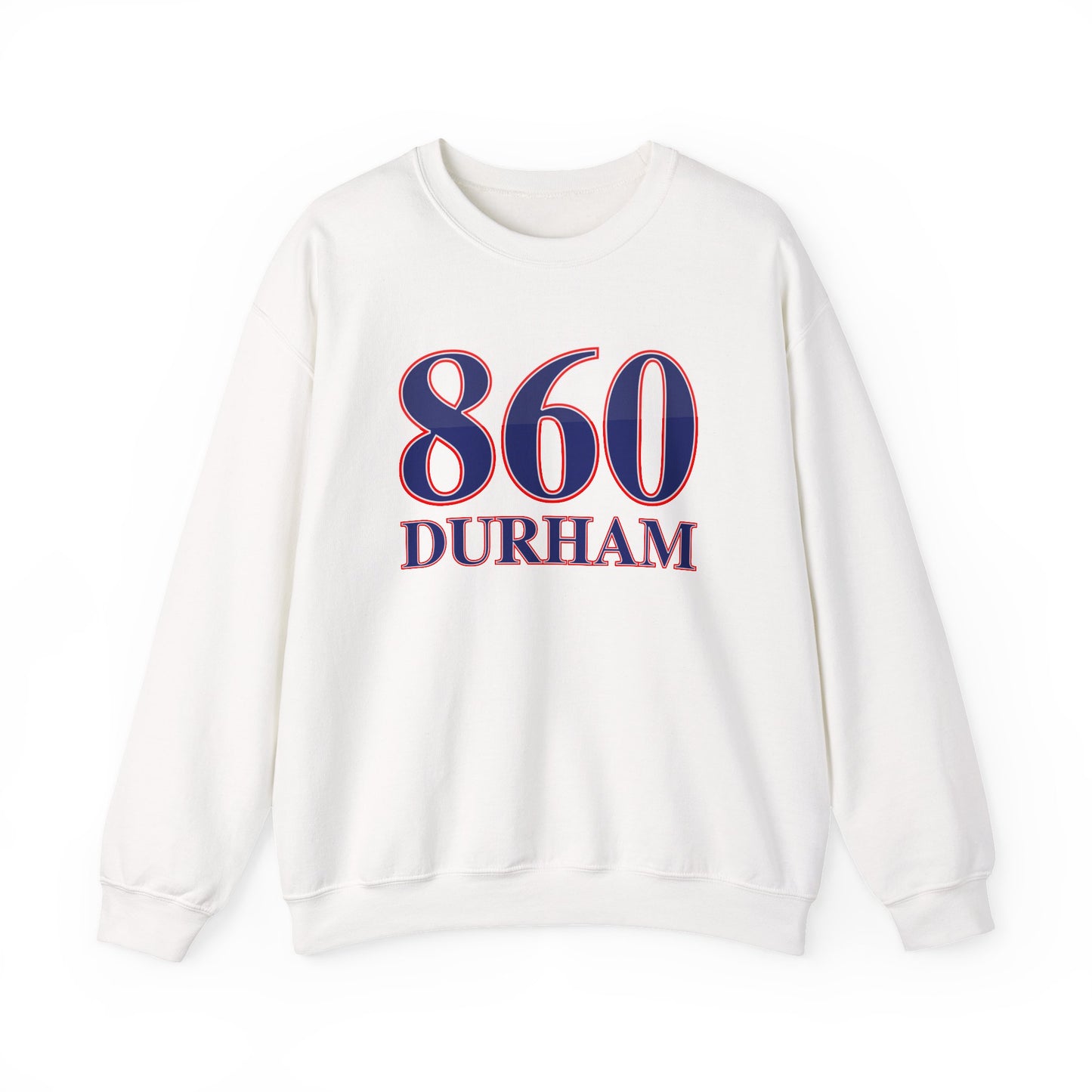 860 Durham Red White & Blue Unisex Heavy Blend™ Crewneck Sweatshirt