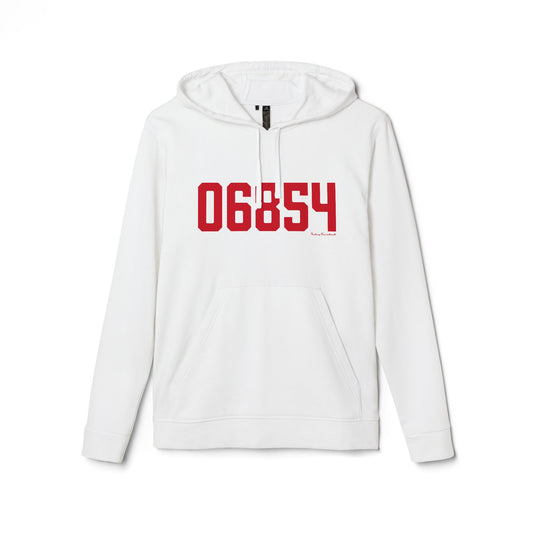 06854 Norwalk Connecticut Zip Code adidas Unisex Fleece Hoodie Sweatshirt